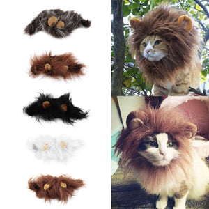 Realistic & Funny Costume Lion Mane for Cats