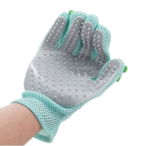 Pet Grooming Glove and Deshedding Brush